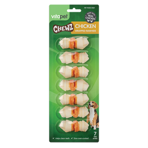 VitaPet Chicken Wrapped Rawhide Front
