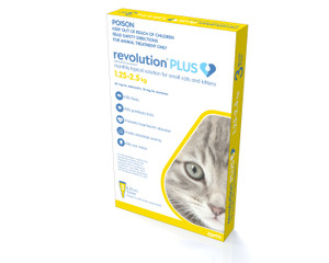 Revolution PLUS Flea, Tick & Worming For Kittens & Cats - Yellow