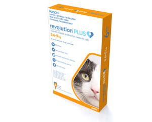 Revolution PLUS Flea, Tick & Worming Cats - Orange
