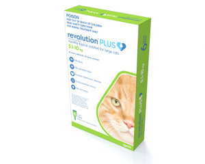 Revolution PLUS Flea, Tick & Worming Cats - Green