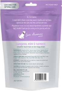 Bell & Bone Dental Dog Treats Kangaroo and Turmeric
