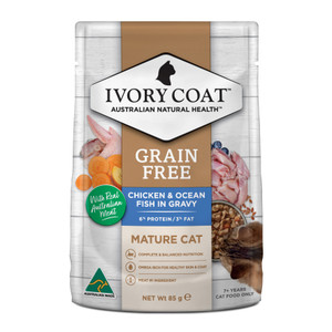 Ivory Coat Mature Wet Cat Food Chicken & Ocean Fish