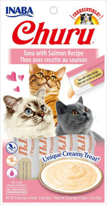 Inaba Churu Puree Tuna with Salmon Recipe Cat Treat