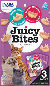 Inaba Churu Juicy Bites Shrimp & Seafood Cat Treat