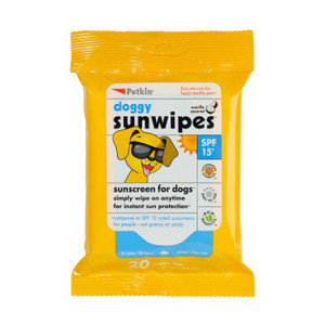 Petkin Doggy Sunwipes SPF15 20PK