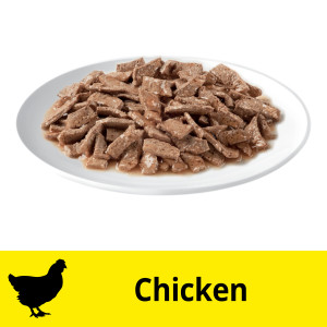 Dine Slices with Succelent Chicken Adult Wet Cat Food