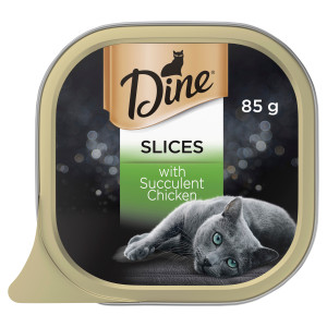 Dine Slices with Succelent Chicken Adult Wet Cat Food