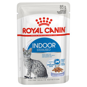 Royal Canin Adult Indoor in Jelly Wet Cat Food Pouches