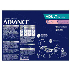 ADVANCE Indoor Chicken & Turkey Jelly and Ocean Fish Jelly Medley Wet Cat Food