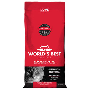 World's Best Multicat Unscented Cat Litter