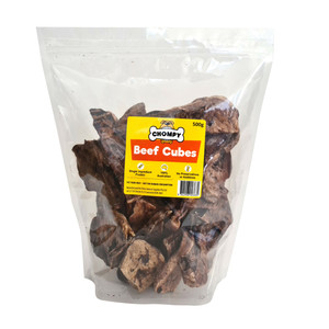CHOMPY Beef Cubes Dog Treats