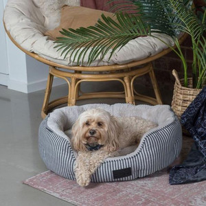 La Doggie Vita Hamptons Stripe Shell Bed