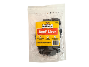 CHOMPY Beef Liver Thin Dog Treats