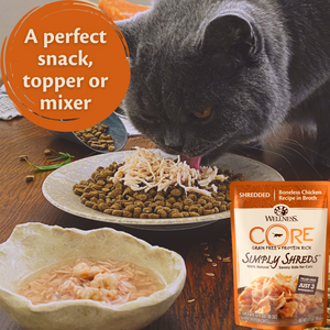 Wellness CORE Simply Shreds Shredded Chicken Wet Cat Food