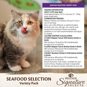 Wellness CORE Signature Selects Seafood Variety Pack Wet Cat Food