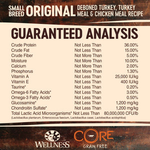 Wellness CORE Grain Free Small Breed Turkey & Chicken Adult Dry Dog Food