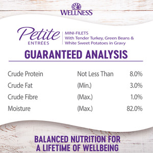 Wellness Petite Entrees Mini-Filets Turkey, Green Beans & Sweet Potatoes Wet Dog Food