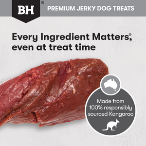 Black Hawk Kangaroo Jerky Sticks Dog Treats Roo meat