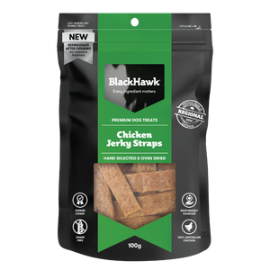 Black Hawk Chicken Jerky Straps Dog Treats