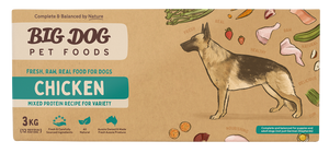 Big Dog Barf Chicken Raw Dog Food 3kg