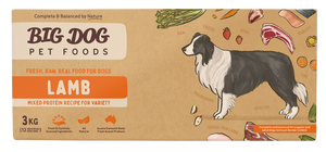 Big Dog Barf Lamb Raw Dog Food 3kg