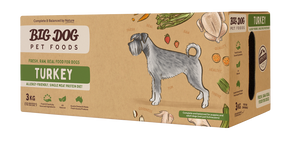 Big Dog Barf Turkey Raw Dog Food 3kg