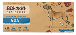 Big Dog Barf Goat Raw Dog Food 3kg
