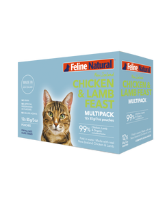 Feline Natural Chicken & Lamb Cat Food Pouches