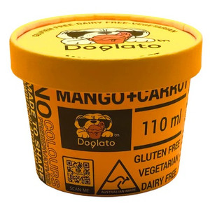 Doglato Mango & Carrot Frozen Dog Treat
