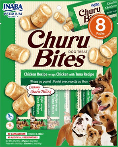 Inaba Churu Bites Chicken Recipe Wraps Tuna Dog Treat