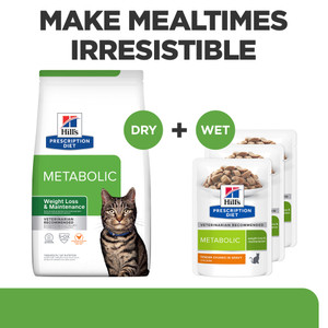 Hill's Prescription Diet Metabolic Weight Management Wet Cat Pouch