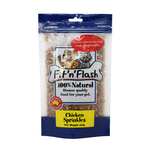 Fit'n'Flash Chicken Sprinkle Dog Treats