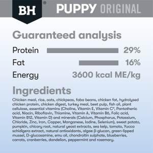 Black Hawk Chicken & Rice Dry Large Puppy Dog Food nutrition