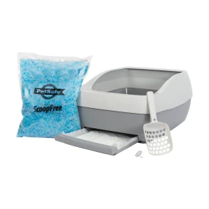 PetSafe Deluxe Crystal Litter Box System package