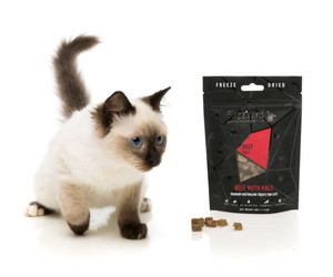 FuzzYard Supernaturals Cat Treats Beef with Kale cat