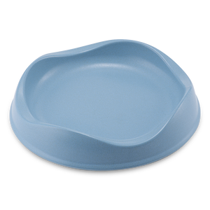 Beco Blue Sustainable Bamboo Cat Bowl