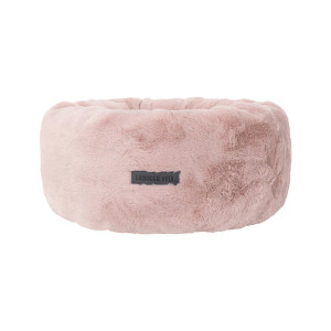 La Doggie Vita Dusty Pink Plush Donut  Cat Bed