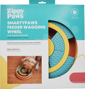 Zippy Paws Dog Smarty Bowl Puzzle Feeder Wagging Wheel