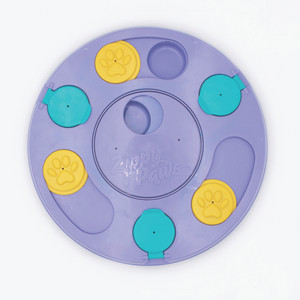 Zippy Paws Dog Smarty Bowl Puzzle Feeder Purple