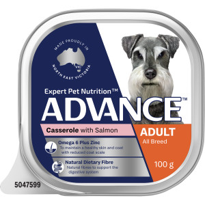 ADVANCE Adult All Breed Casserole with Salmon Wet Food