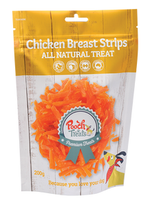 Pooch Treats Chicken Breast Strip Dog Treat