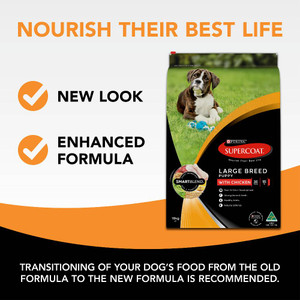 Supercoat Puppy Large Breed Chicken Dry Dog Food 18kg