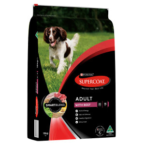 Supercoat Adult Dog Beef Dry Food 18kg