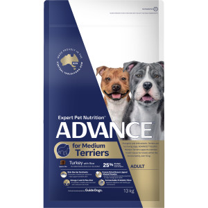 ADVANCE Medium Terriers Turkey with Rice Dry Dog Food