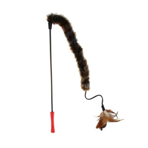GIGwi Cat Wand Teaser Plush Tail