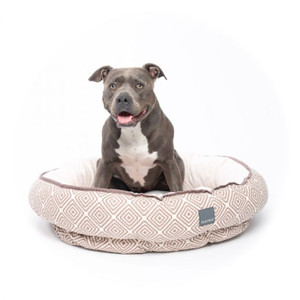 FuzzYard Malta Mocha Reversible Dog Bed