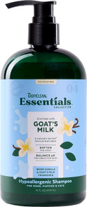 TropiClean Essentials Goat's Milk Pet Shampoo