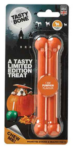 Tasty Bone Nylon Halloween Pumpkin Dog Toy Treat
