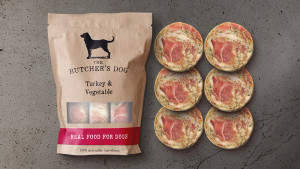 The Butcher's Dog Turkey & Vegetable Raw Dog Food 1.5kg