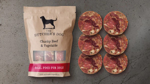 The Butcher's Dog Chunky Beef & Vegetable Raw Dog Food 1.5kg